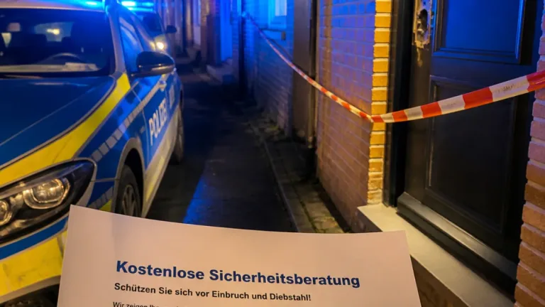 Wenige Einbruchsversuche in Hamm: Polizei meldet drei Fälle in einer Woche