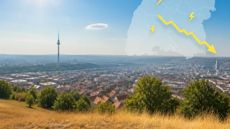Weniger Blitze in Baden-Württemberg: Sommerhitze führt zu deutlich geringerer Entladungsdichte