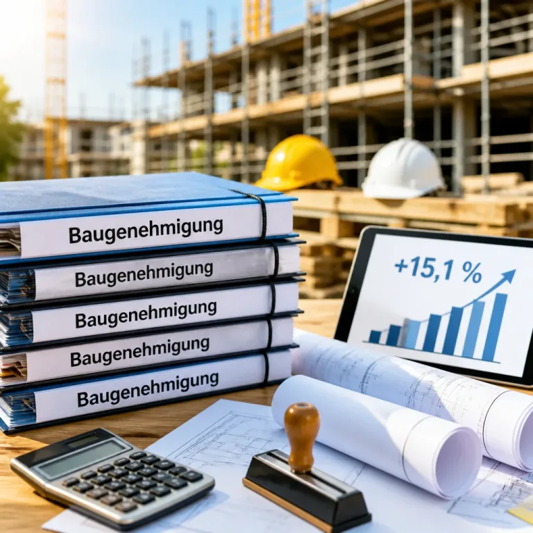 Baugenehmigungen steigen deutlich – stärkster Halbjahreszuwachs seit 2016