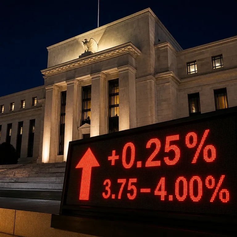Fed hebt Leitzins an: Erste Erhöhung seit 2023 und Debatte um Unabhängigkeit