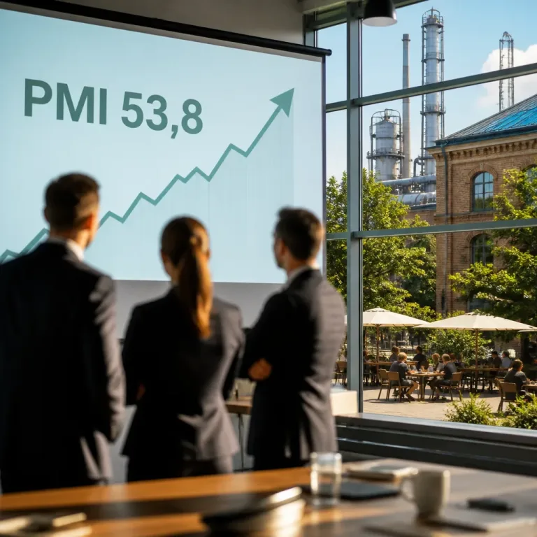 Deutsche Wirtschaft zeigt überraschende Belebung: Einkaufsmanagerindex steigt deutlich