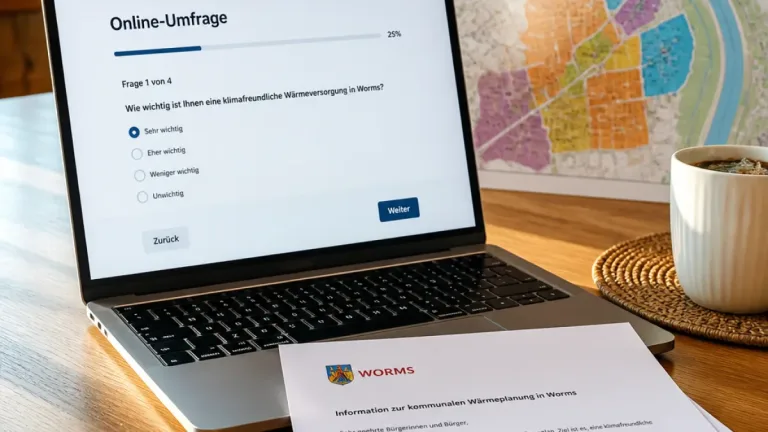 Worms startet Bürgerbefragung zur zukünftigen Wärmeversorgung