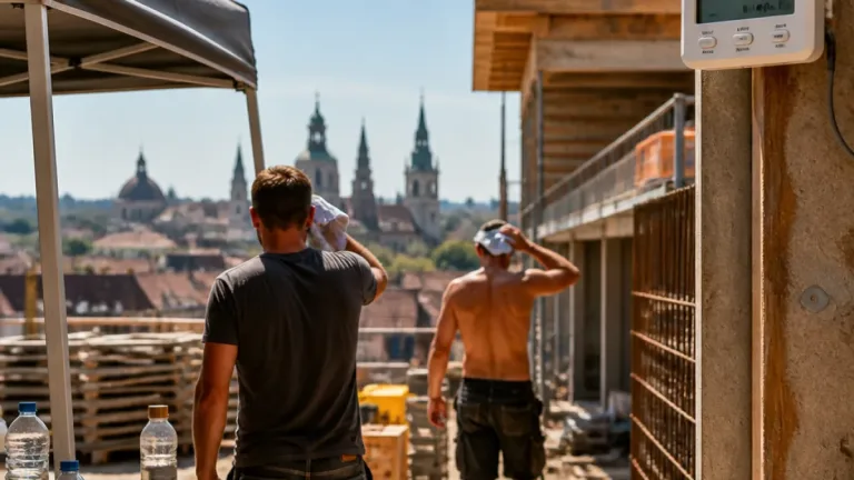 Würzburg: Bauarbeiter berichten von Überlastung durch Hitze – Arbeitsschutzfragen bleiben