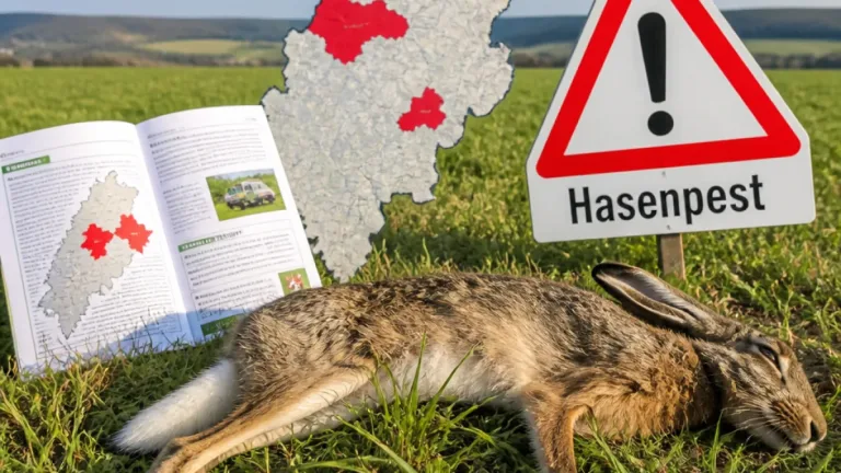 Zehn Fälle von Hasenpest in Hessen: Verbreitung in drei Landkreisen bestätigt