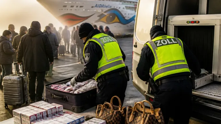 Zöllner in Kiel: Kontrollen am Ostseekai decken Zigaretten, teure Waren und Walsalami auf