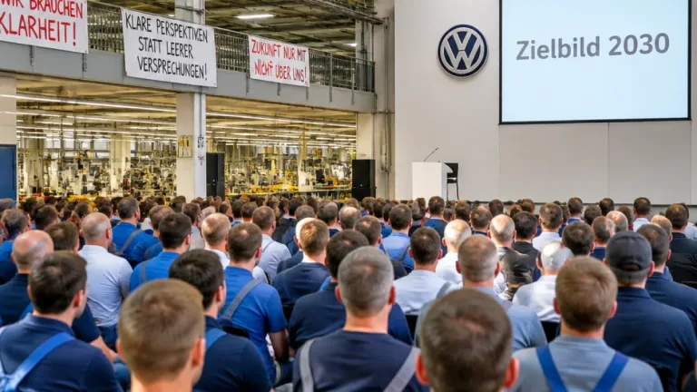 Zwickau erwartet VW-Chef: Betriebsversammlung mit richtungsweisender Botschaft