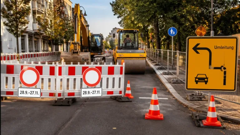 Zwickau: Neue Sperrungen ab 28. September betreffen Bergstraße, Saarstraße und weitere