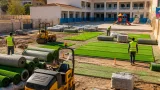 القرارة (غرداية) تطلق مشروع إنشاء 20 ملعبًا معشوشبًا بمؤسسات الطور الابتدائي