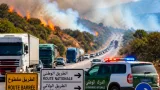 حرائق تغلق أجزاء من الطرق السيارة والولائية والوطنية في عنابة وسواحل الشرق