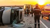 مصرع شاب وإصابة شخصين في انحراف وانقلاب سيارة على الطريق الوطني رقم 03 بعين وسارة