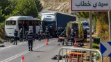 مصرع شخص وإصابة 25 إثر تصادم حافلة نقل بين وهران والأغواط في سيدي خطاب
