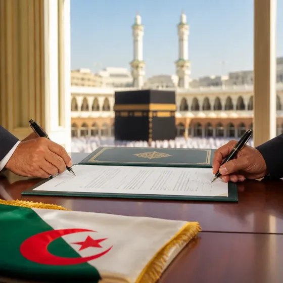 الدوّان الوطني للحج والعمرة يُبرم عقد خدمات المشاعر المقدسة لموسم حج 1448هـ