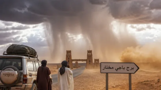 الأرصاد تحذر: أمطار ورعود وزوابع رملية مرتقبة تشمل برج باجي مختار ومناطق جنوبية