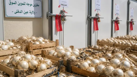 عين الدفلى تغلق غرف تبريد وتشرع في تكوين مخزون منظم للبصل الجاف
