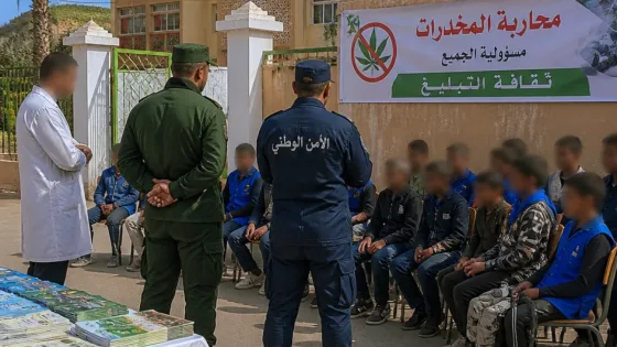 حملة توعوية بمتوسطة في دريوش بالبليدة لتعزيز الوقاية من المخدرات وترسيخ ثقافة التبليغ