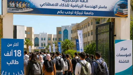 جامعة تيبازة تطلق تخصصات في الإنجليزية والذكاء الاصطناعي وتستقبل أكثر من 18 ألف طالب