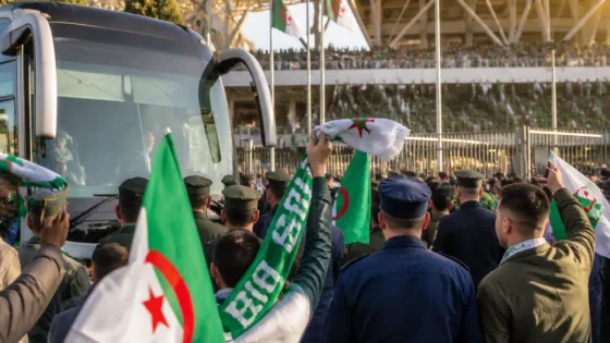 وصول المنتخب الجزائري إلى تيزي وزو استعداداً لمواجهة زامبيا وملعب حسين آيت أحمد مكتظ