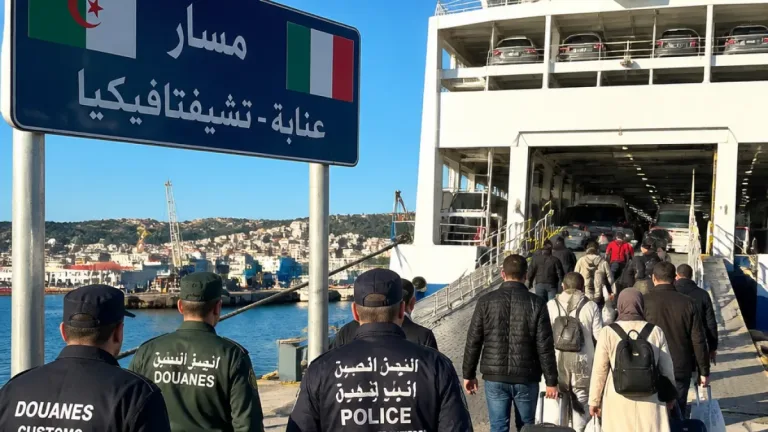 افتتاح خط بحري منتظم يربط ميناء عنابة بميناء تشيفيتافيكيا (روما) ويعزز ربط الجالية