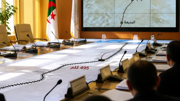 اجتماع وزاري يتصدر متابعة مشروع خط السكة الحديدية الأغواط – غرداية – المنيعة بطول 495 كلم