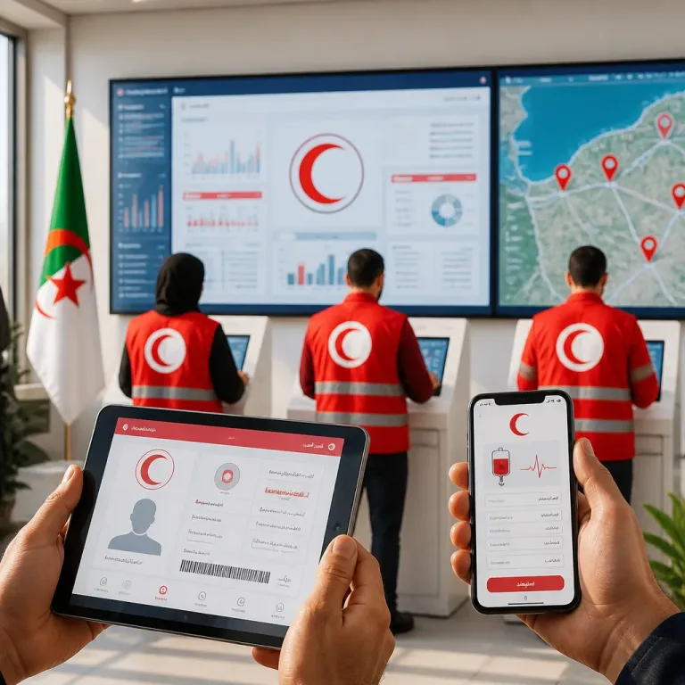 الهلال الأحمر الجزائري يطلق منصة رقمية وطنية لتوحيد الخدمات الإنسانية