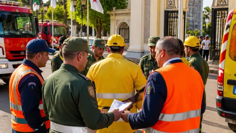 المدير العام للحماية المدنية يشرع في زيارة لتقييم جاهزية مصالح الحماية بمدينة تلمسان