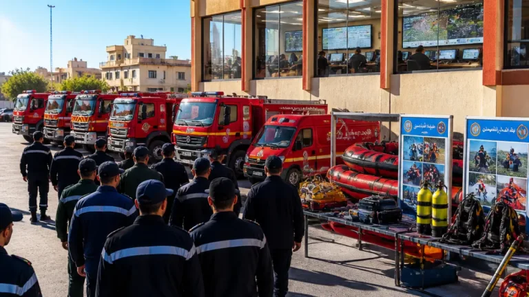 المدير العام للحماية المدنية يتفقد جاهزية الفرق والوسائل العملياتية في سيدي بلعباس