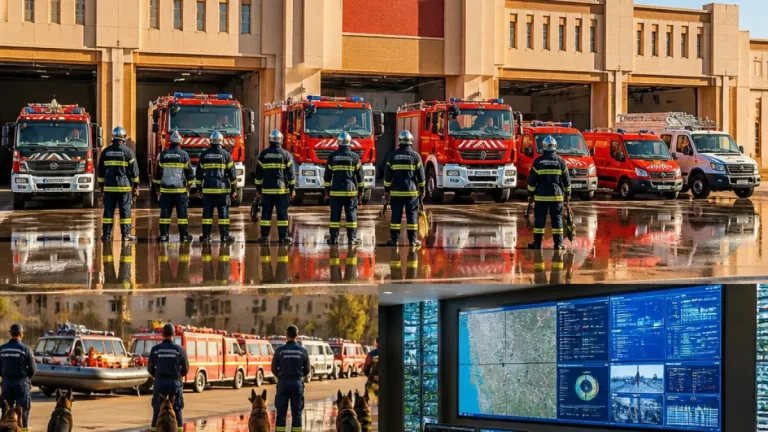 المدير العام للحماية المدنية يتفقد جاهزية الوحدة الرئيسية بسيدي بلعباس ويصدر تعليمات تعزيزية