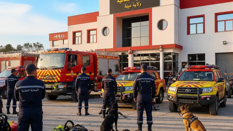 المدير العام للحماية المدنية يتفقد وحدات ميلة ويأمر بتعزيز الجاهزية لمواجهة الأخطار