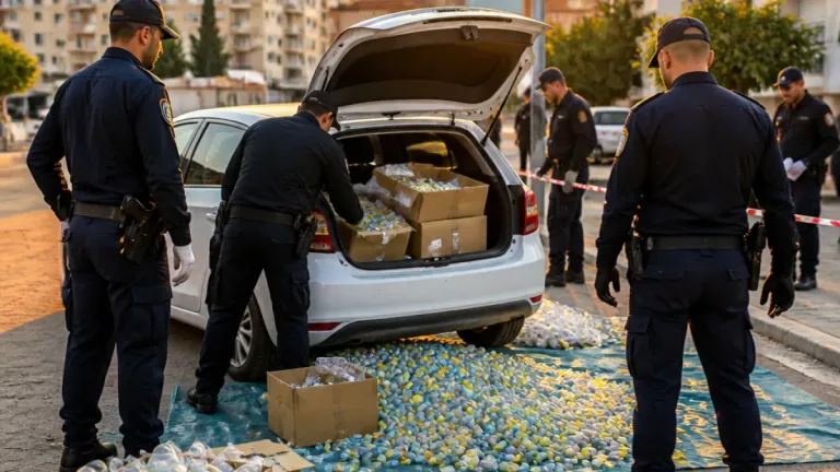 الشرطة الولائية ببومرداس تفك شبكة وتضبط 9000 كبسولة مؤثرات عقلية ومركبة مستعملة في الترويج