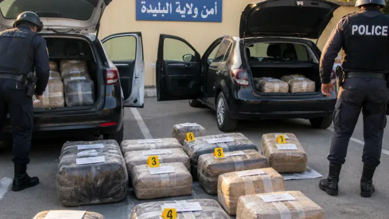 أمن البليدة يطيح بشبكة عابرة للتهريب ويسترجع أكثر من 70 كغ من الكيف المعالج