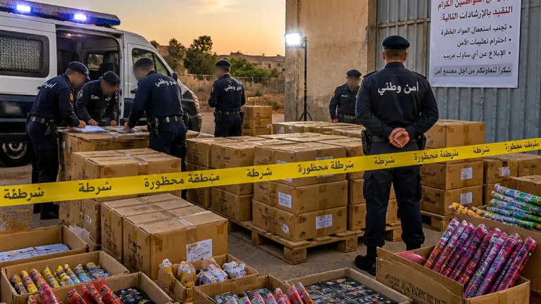 أمن ولاية الشلف يحجز نحو 185 ألف وحدة من الألعاب النارية ويوقف مشتبه فيهم قبيل الاحتفالات