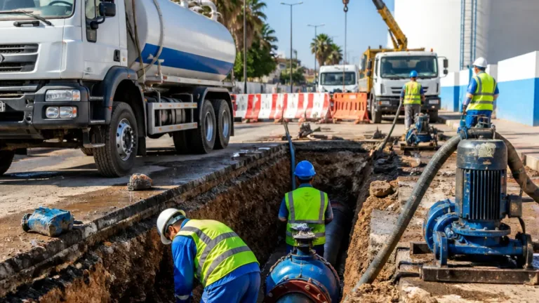 عنابة: حملات ميدانية لإصلاح أكثر من 148 تسرباً لتقليص هدر الماء وتحسين التوزيع