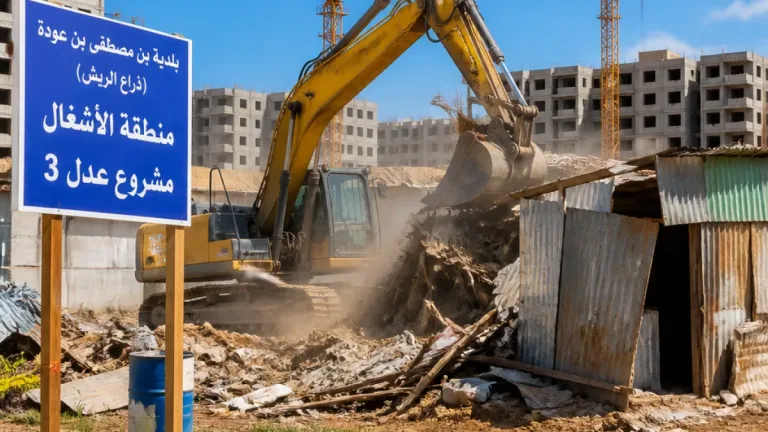 عنابة تهدم مساكن فوضوية عرقلت تقدم مشاريع «عدل 3» في بن مصطفى بن عودة