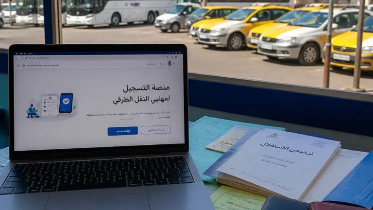 انطلاق التسجيل بمنصة الدعم لمهنيي النقل يؤثر على قطاع النقل في القل