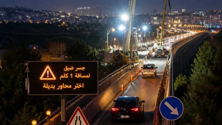 انطلاق أشغال صيانة فواصل «الجسر الأبيض» بالطريق السريع بين واد أوشايح وبراقي اعتبارًا من 16 أوت