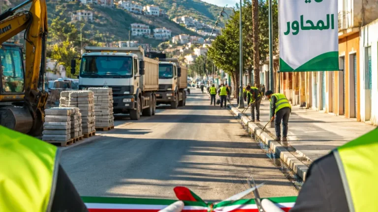 انطلاق أشغال تهيئة المحاور الرئيسية لمدينة برج منايل في إطار مخطط ولائي متكامل