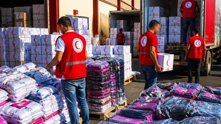 انطلاق حملة وطنية من مخزن الهلال الأحمر بالبليدة لتوزيع 100 ألف حقيبة و60 ألف مئزر للتلاميذ