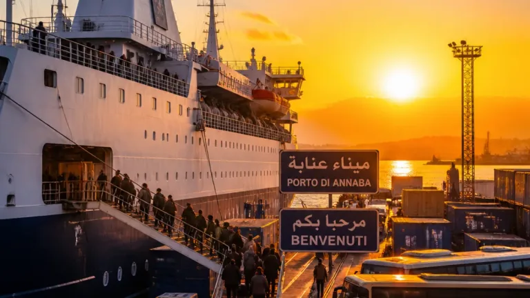 انطلاق خط بحري جديد يربط ميناء عنابة بميناء تشيفيتافيكيا الإيطالي لتسهيل تنقّل الجالية