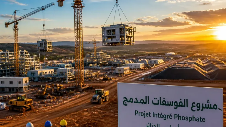 انطلاق تجسيد مشروع الفوسفات المدمج: عقود بناء سريعة لمواقع تبسة وسوق أهراس وميناء عنابة