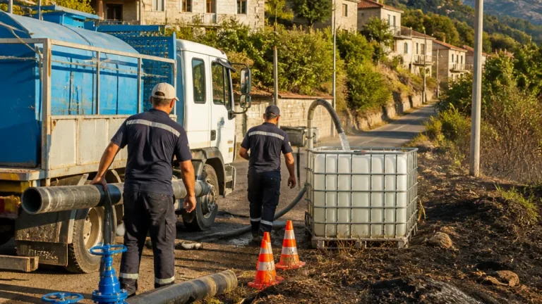 بجاية: فرق الجزائرية للمياه تكثف إصلاح شبكات التزويد المتضررة إثر الحرائق