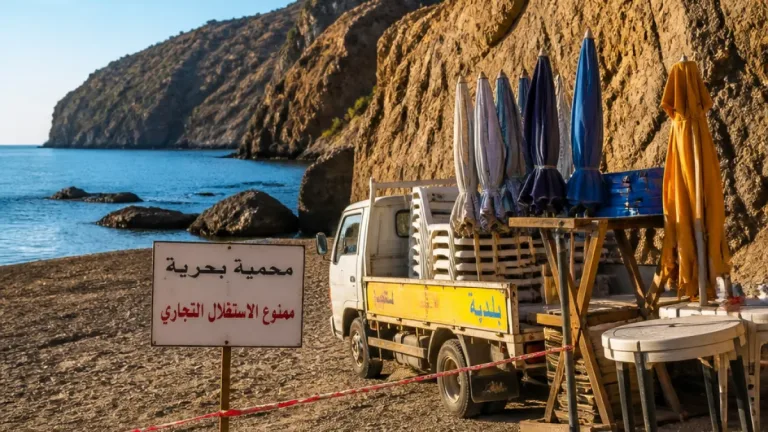 بلدية العوانة تأمر بالإخلاء الفوري لجزيرة كافالو وتفرض إزالة التجهيزات على مستغلي الشاطئ