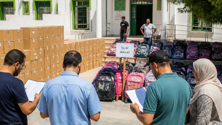 بلدية بئر الجير تستكمل تجهيز 74 مؤسسة لتوزيع 3000 حقيبة مدرسية قبل الدخول