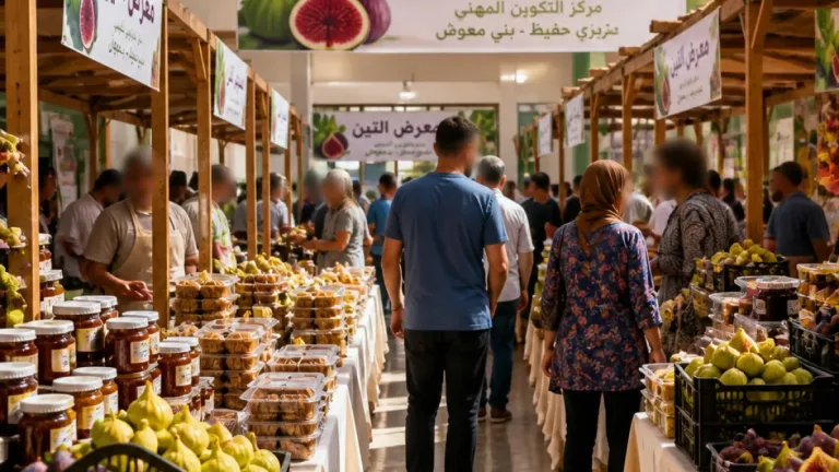 بني معوش تحتضن الطبعة العشرين لمعرض التين والمنتجات المحلية بمشاركة 300 عارض