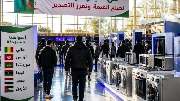 برج بوعريريج تستضيف معرضاً وطنياً للمنتجات الإلكترونية والكهرومنزلية وتعزز التصدير