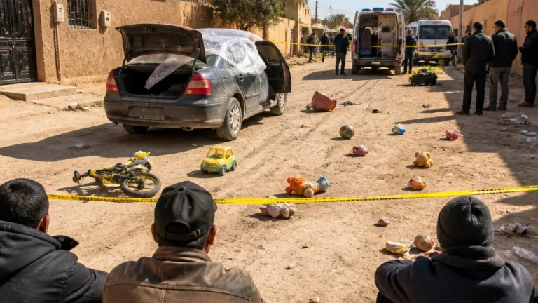 فاجعة في أولاد جلال: اختناق طفلين داخل صندوق سيارة ونجاة ثالث وأبحاث أمنية وقضائية