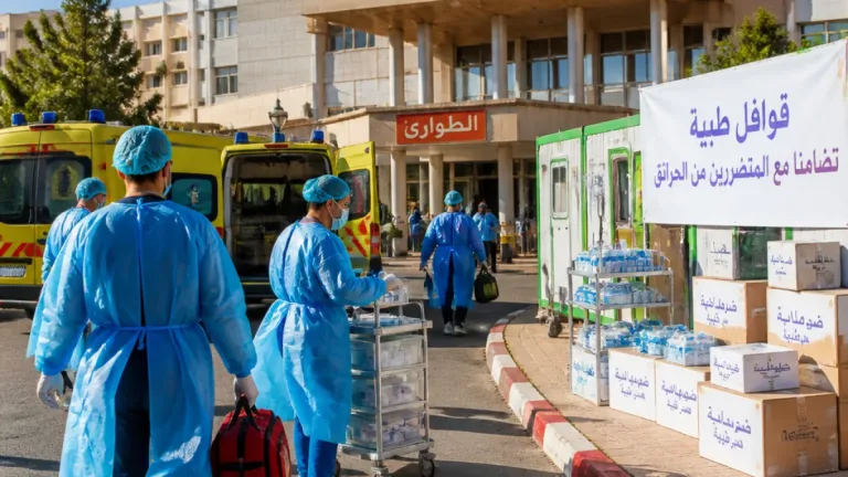 فريق جراحي من وهران يجري عمليات ترميمية لمصابي حرائق جيجل بمستشفى العاصمة