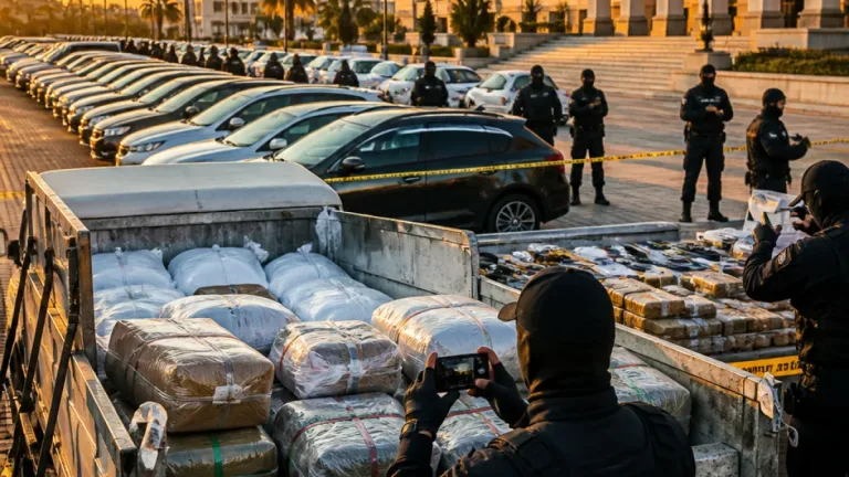 حجز 228 كلغ كوكايين بوهران ووضع 20 موقوفاً تحت الحبس المؤقت