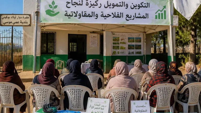 حملة توعوية بعمي موسى لتعريف المرأة الريفية بآليات التكوين والتمويل ودعم المشاريع