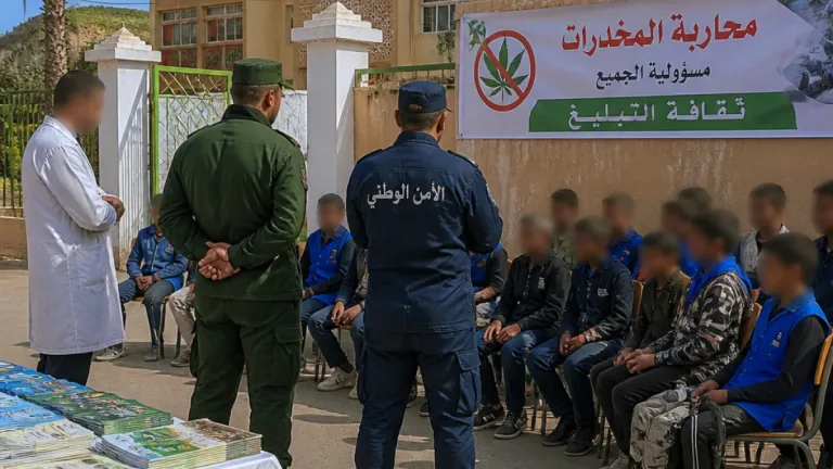 حملة توعوية بمتوسطة في دريوش بالبليدة لتعزيز الوقاية من المخدرات وترسيخ ثقافة التبليغ