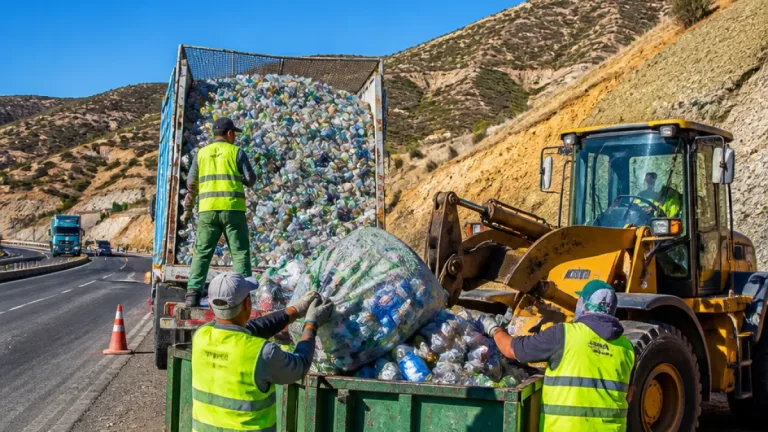 حملات استثنائية في سطيف لجمع أطنان القارورات الزجاجية من على الطريقين الوطنيين